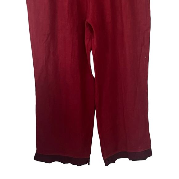 NWT Vintage DONNA USA Linen 2-Piece Outfit Size 3XL Pants Tunic Top Ruffled NOS - Picture 9 of 12